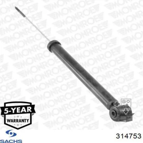 Купити 314753 Sachs Стійка амортизатора задня