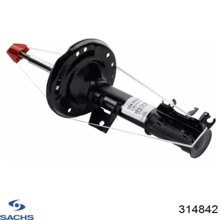 Амортизатор передній, правий Sachs 314842 ціна, від 45.55 USD