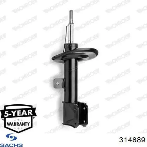 Купити 314889 Sachs Амортизатор передній, правий