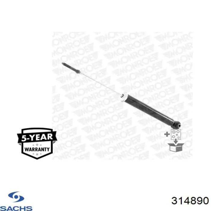 Амортизатор задній, правий Sachs 314890 ціна, від 26.62 USD