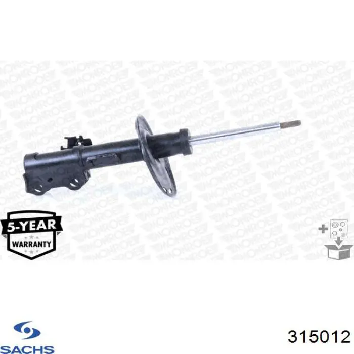Амортизатор передньої підвіски, лівий Sachs 315012 ціна, від 80.24 USD