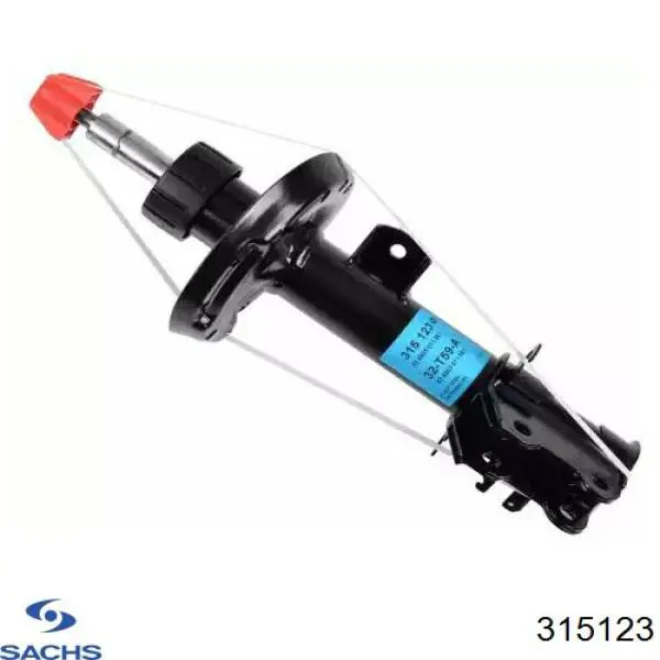 Амортизатор передньої підвіски, лівий Sachs 315123 ціна, від 66.75 USD