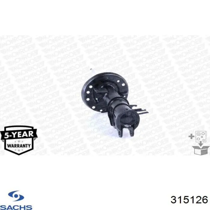 Купити 315126 Sachs Амортизатор передній, правий