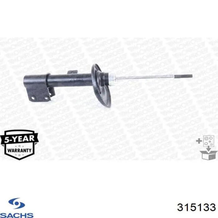 Амортизатор передньої підвіски, лівий Sachs 315133 ціна, від 58.86 USD
