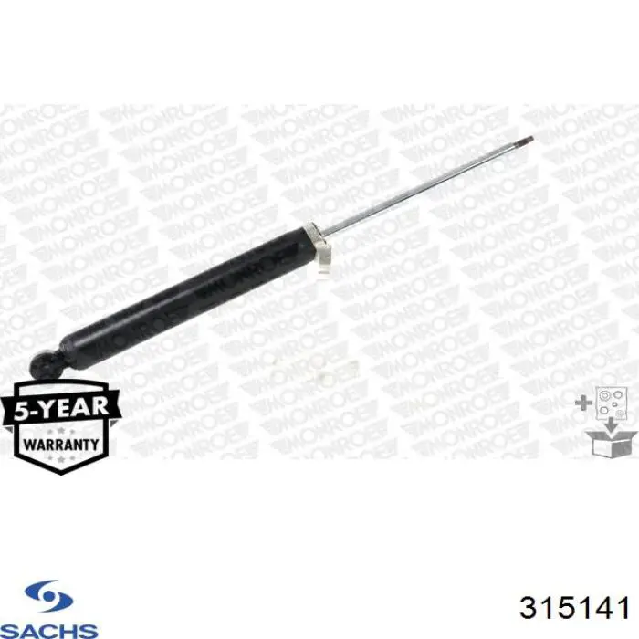 Амортизатор задній Sachs 315141 ціна, від 26.25 USD