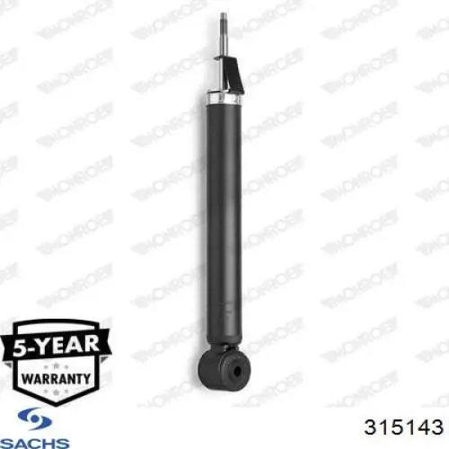 Амортизатор задній Sachs 315143 ціна, від 47.54 USD
