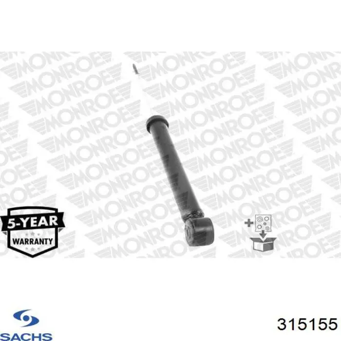 Амортизатор задній Sachs 315155 ціна, від 38.70 USD