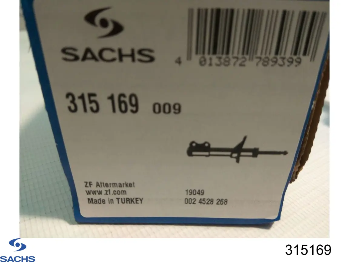 Купити 315169 Sachs Стійка амортизатора задня