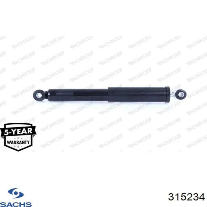 Амортизатор задній Sachs 315234 ціна, від 25.34 USD
