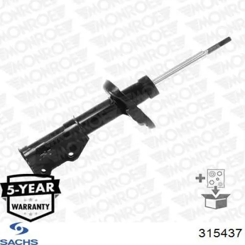 Купити 315437 Sachs Амортизатора передній лівий