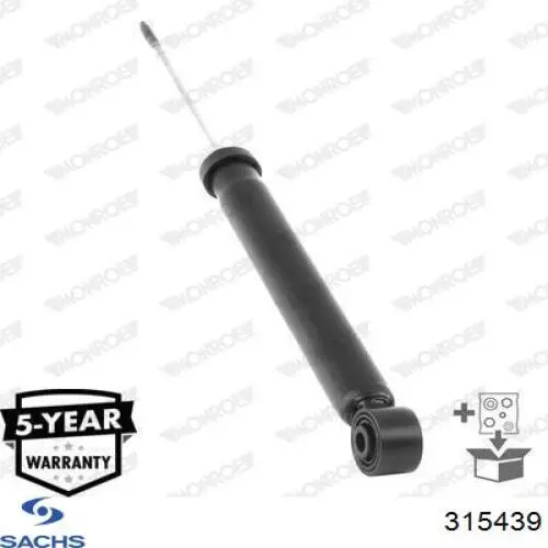 Амортизатор задній Sachs 315439 ціна, від 49.46 USD