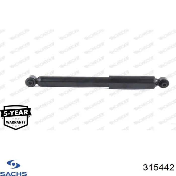 Амортизатор передній, правий 315442 Sachs
