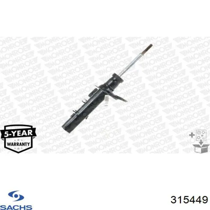 Купити 9262202 Gold Амортизатора передній лівий