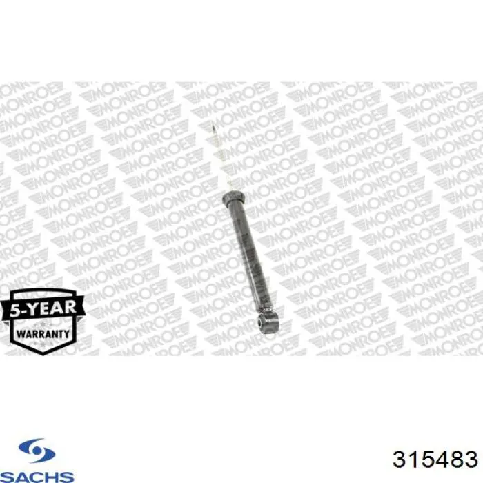 Амортизатор задній Sachs 315483 ціна, від 39.11 USD
