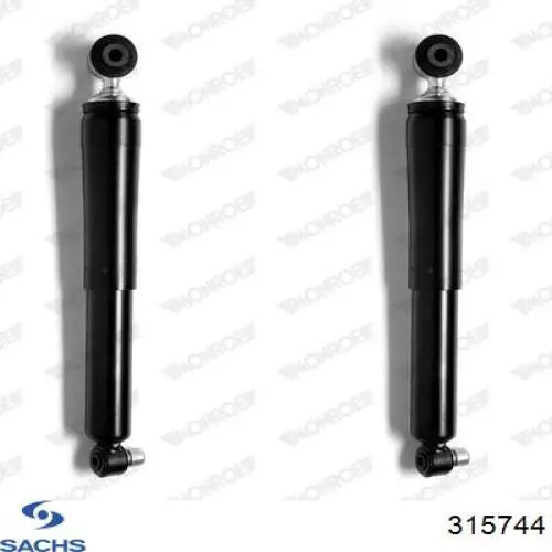Амортизатор задній Sachs 315744 ціна, від 31.45 USD