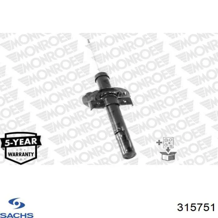Купити 315751 Sachs Стійка амортизатора задня