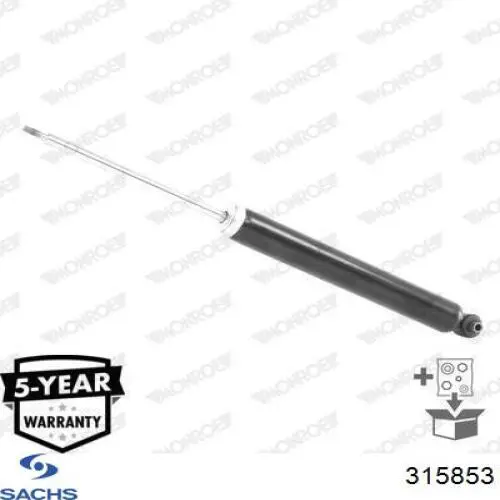 Купити 315853 Sachs Стійка амортизатора задня