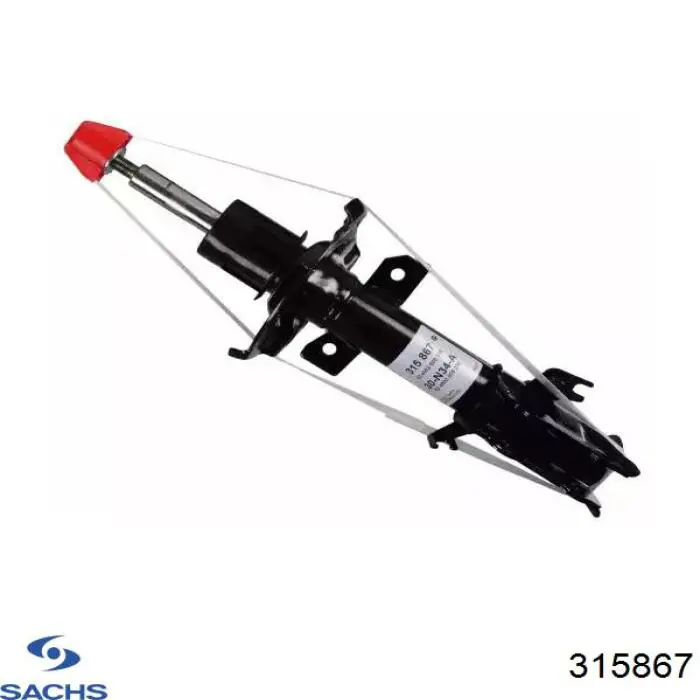 Купити 315867 Sachs Амортизатор передній, правий