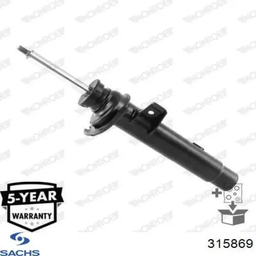 Купити 315869 Sachs Амортизатор передньої підвіски