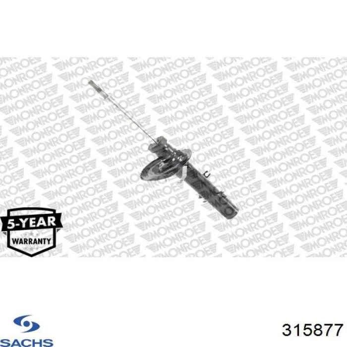 Купити 315877 Sachs Амортизатор передній, правий