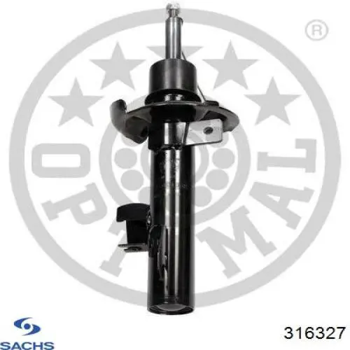 Амортизатор передній, правий 316327 Sachs