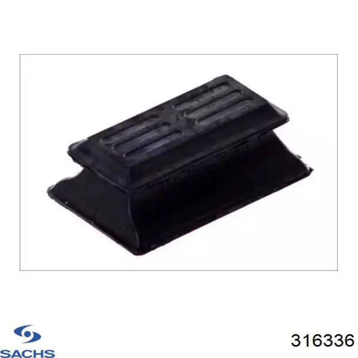 Амортизатор передньої підвіски, лівий Sachs 316336 ціна, від 56.00 USD