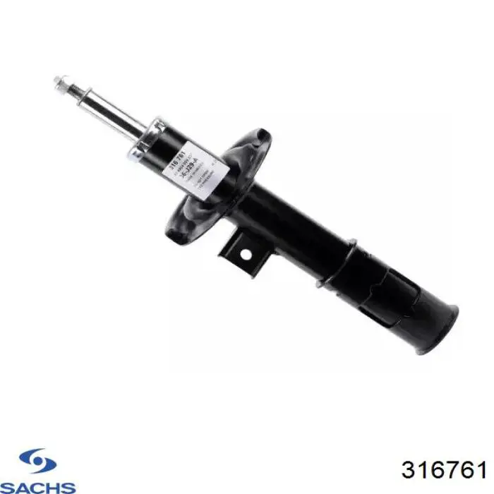 Амортизатор передньої підвіски, лівий Sachs 316761 ціна, від 104.84 USD