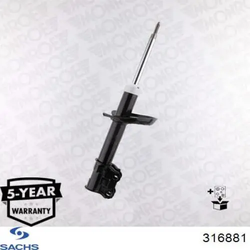 Купити 316881 Sachs Стійка амортизатора задня
