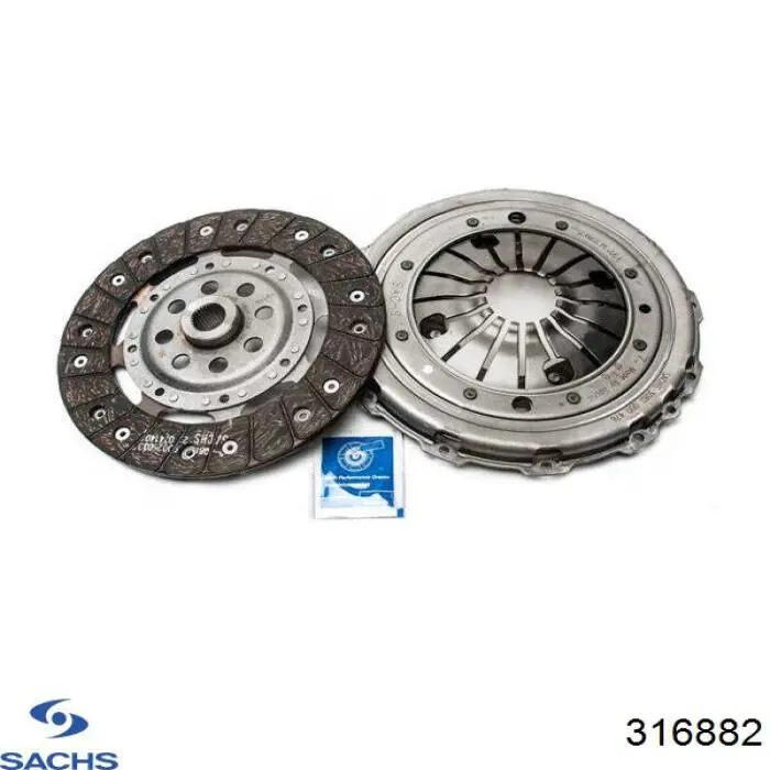 Амортизатор передньої підвіски, лівий Sachs 316882 ціна, від 72.81 USD