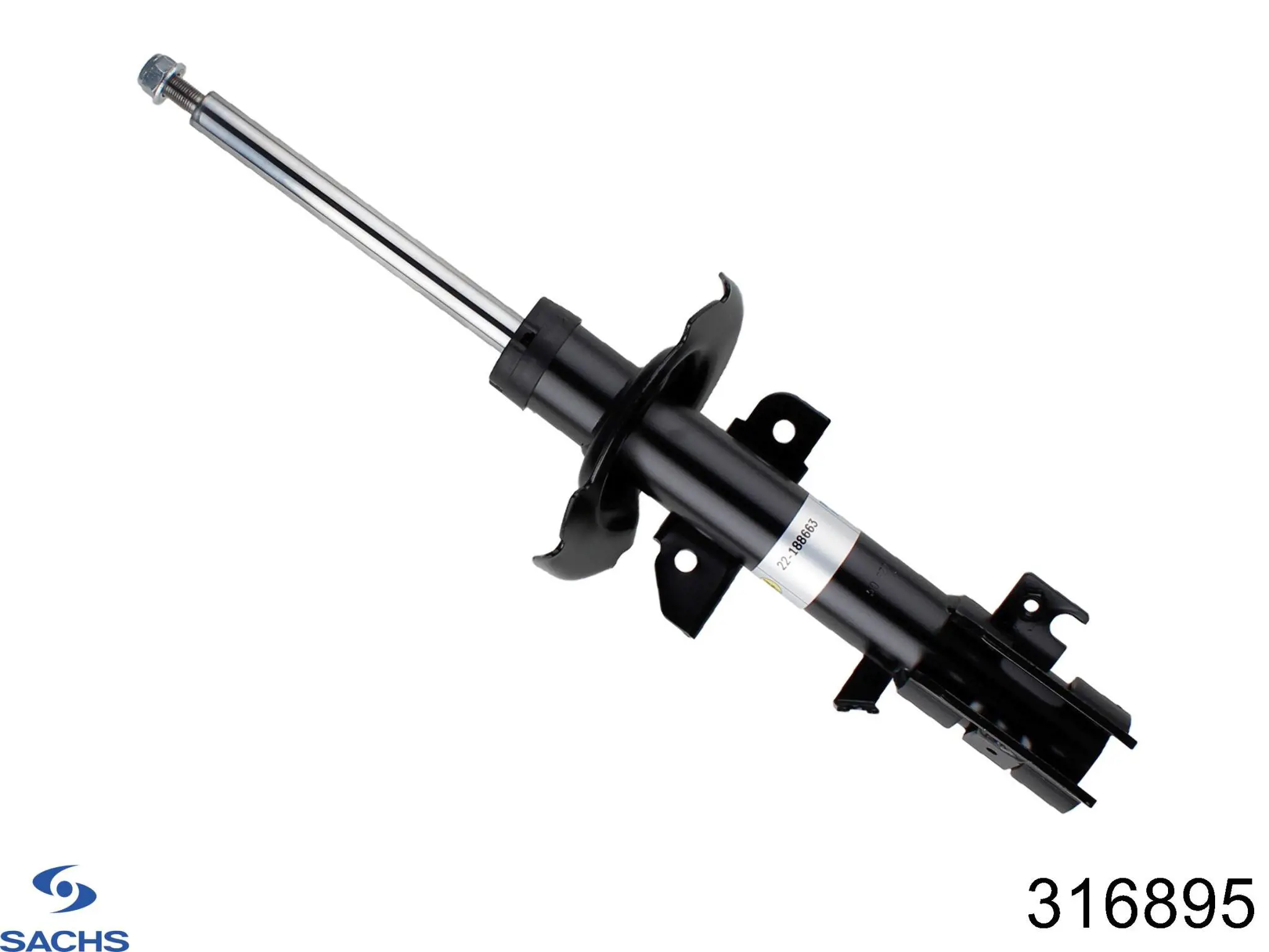 316895 Sachs Амортизатор передньої підвіски