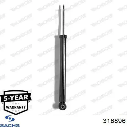 Амортизатор задній Sachs 316896 ціна, від 38.49 USD