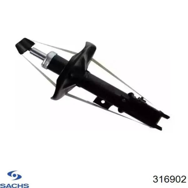 Амортизатор передній, правий Sachs 316902 ціна, від 62.06 USD