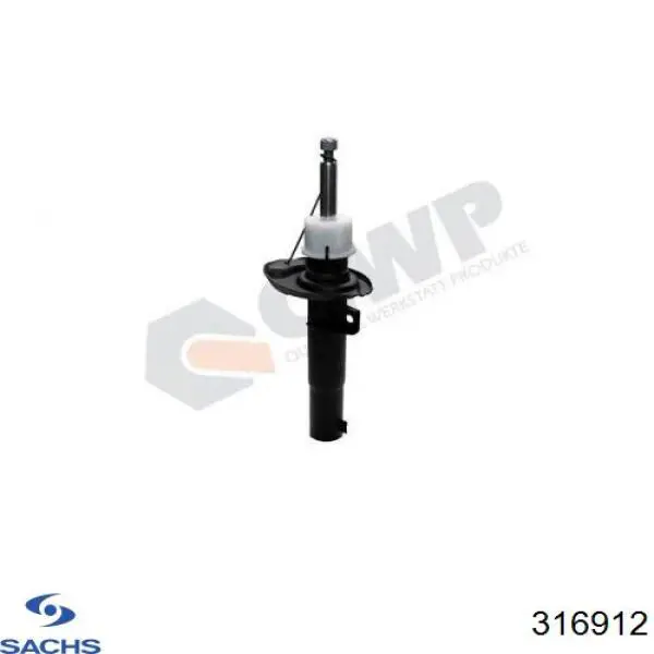 Амортизатор передньої підвіски, лівий Sachs 316912 ціна, від 73.40 USD