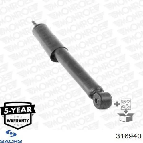 Купити 316940 Sachs Амортизатор передньої підвіски