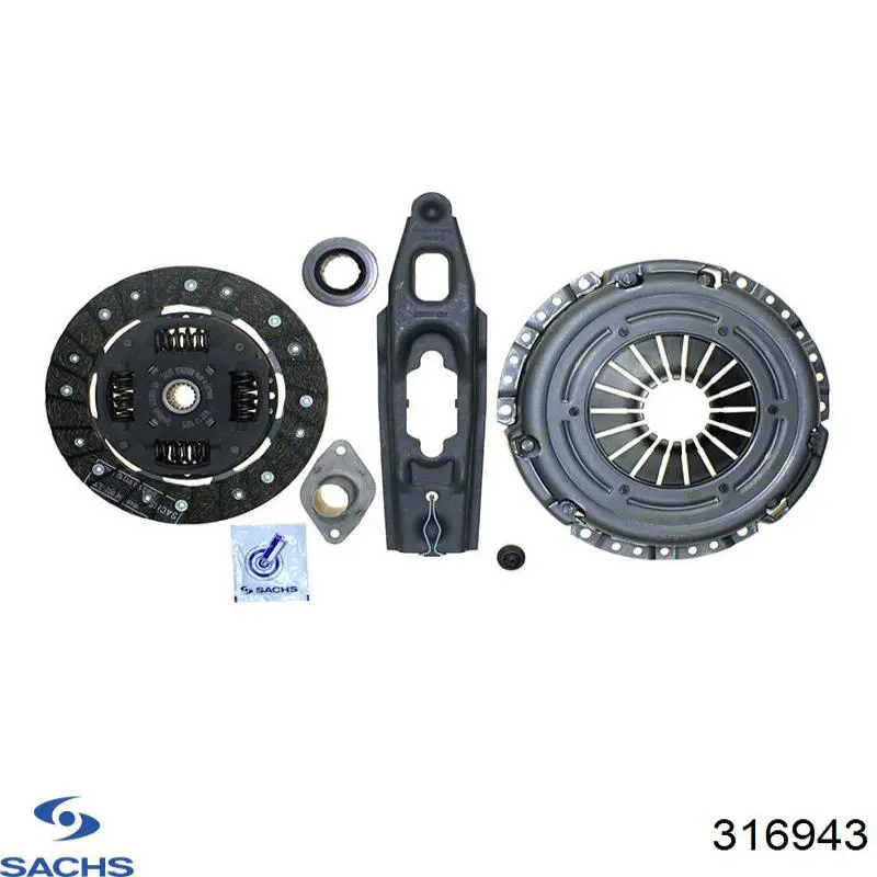 Стойка амортизатора передняя Sachs 316943 ціна, від 38.98 USD