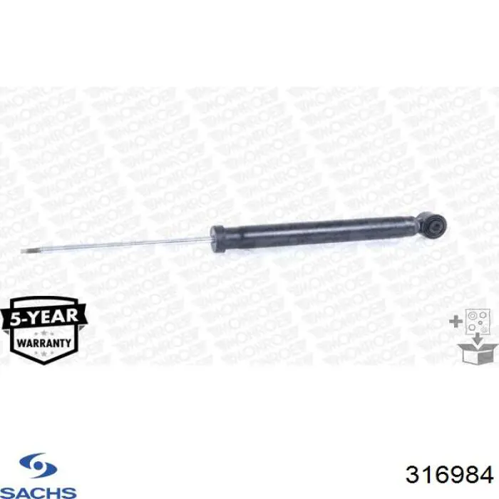 Купити 316984 Sachs Стійка амортизатора задня