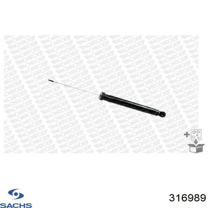 Амортизатор задній Sachs 316989 ціна, від 71.59 USD