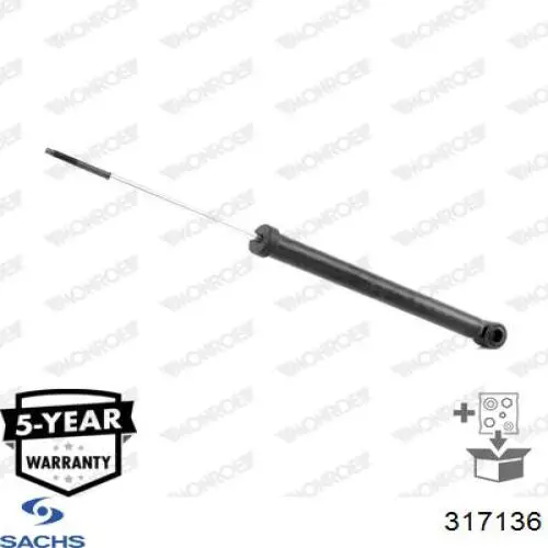Купити 317136 Sachs Стійка амортизатора задня