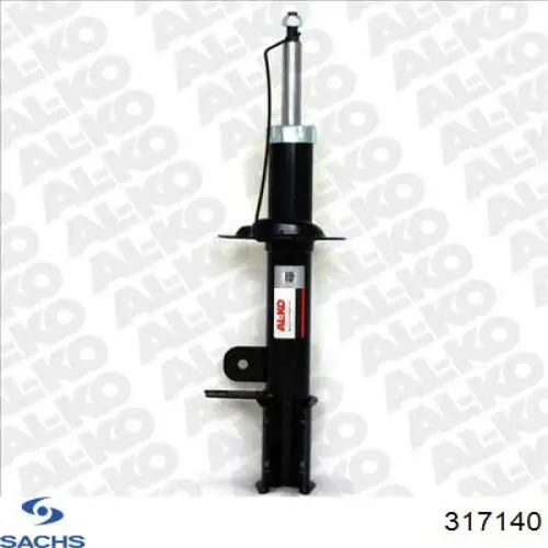 317140 Sachs Амортизатор задній, правий