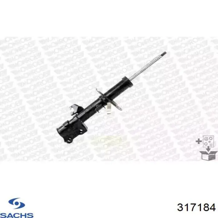 Амортизатор передній, правий Sachs 317184 ціна, від 65.66 USD