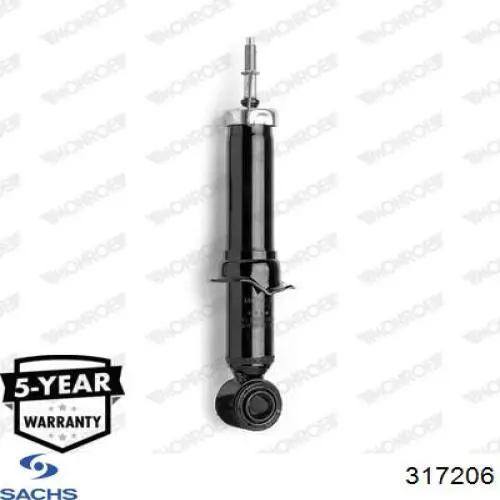 Купити 317206 Sachs Амортизатор задній, правий