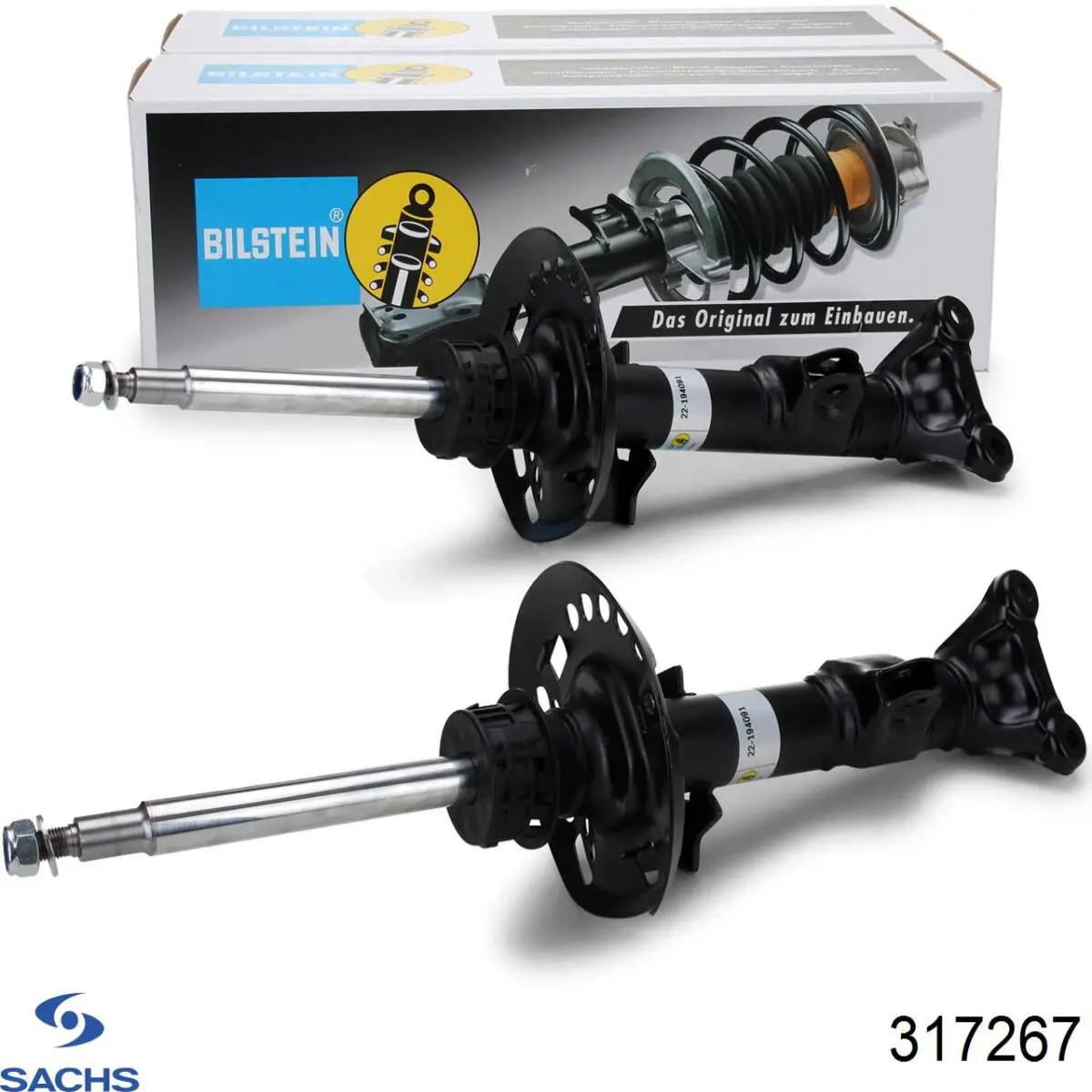 Амортизатор задній Sachs 317267 ціна, від 105.47 USD