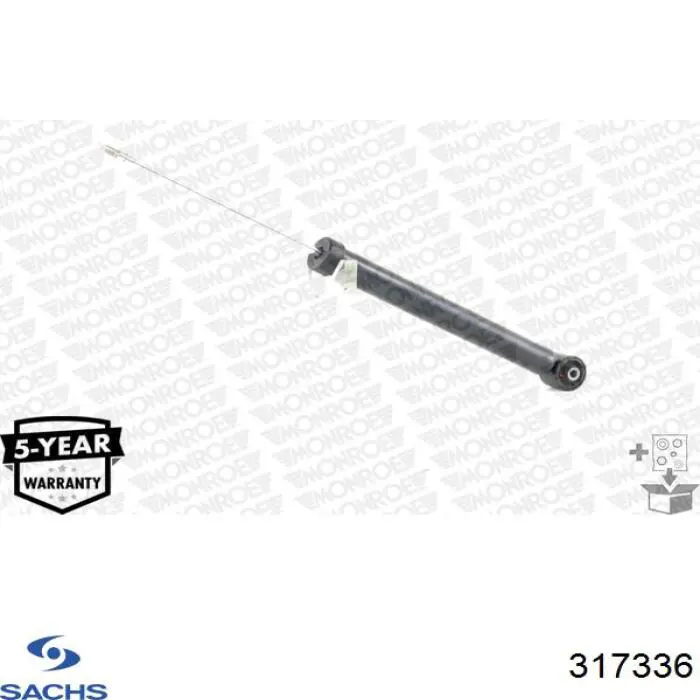 Амортизатори задні на Volkswagen Polo IV 9N, 9A