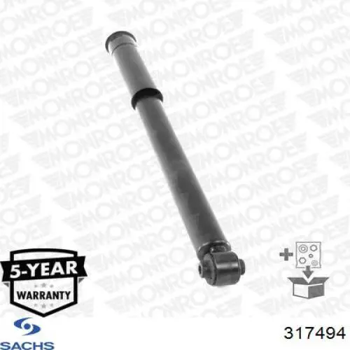 Амортизатор задній Sachs 317494 ціна, від 103.46 USD