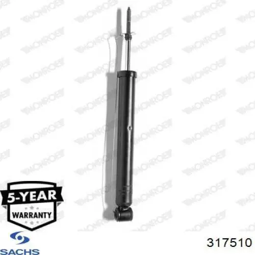 317510 Sachs Амортизатор задній, правий