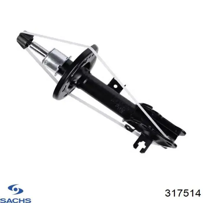 Амортизатор передньої підвіски, лівий Sachs 317514 ціна, від 83.68 USD