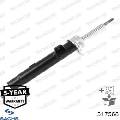 Купити 317568 Sachs Амортизатор передній, правий