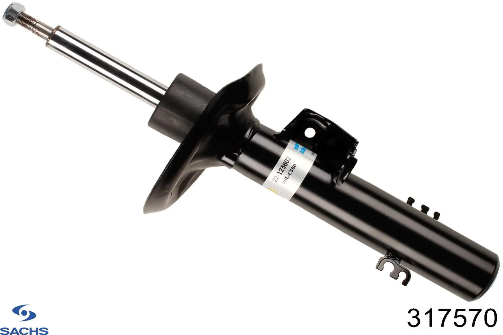 Амортизатор передньої підвіски, лівий Sachs 317570 ціна, від 141.50 USD