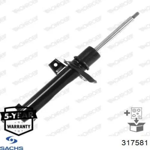 Стойка амортизатора передняя Sachs 317581 ціна, від 86.22 USD