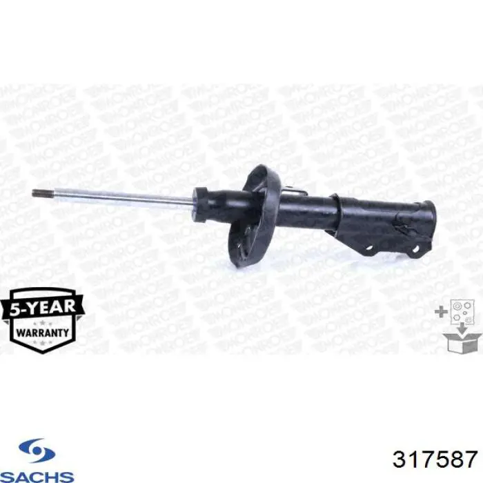 Амортизатор передній, правий Sachs 317587 ціна, від 61.11 USD